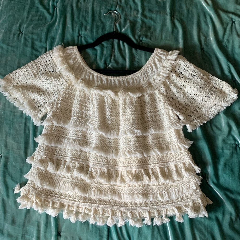 Love Sam Boho Tassel Top